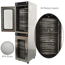 TECHTONGDA Commercial 40 Layers Food Dehydrator Rotary Dryer Stainless Steel
