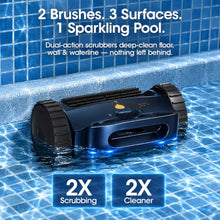 Nepturox Cordless Robotic Pool Vacuum for Inground Pools, Auto Path Mapping