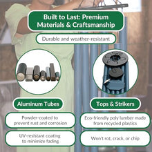 Lambright Country Chimes Extra-Large Personalized Wind Chime Sail 84" Tall Truillusion