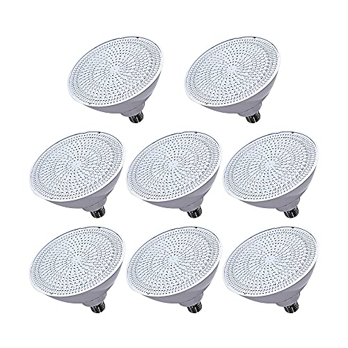 Anzios 8X Submersible LED Lights Waterproof Multi Color Underwater with Remote Battery Operated Decorative for Lighting Up Vase Fish Tank Wedding Halloween Christmas
