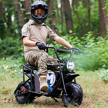 MotoTec 48v 1000w Electric Mini Bike Large Black