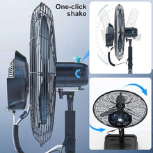 USZWBY Commercial Industrial Standing Misting Fan with 3 Cooling Speeds, Ideal for Patio, Pool, and Outdoor Cooling(55Cm/22In)