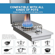 Built-in Side Burner for Outdoor Kitchen, Propane & Natural Gas, 304 SS