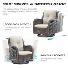 Joyside 8-Piece Wicker Patio Furniture Set Beige