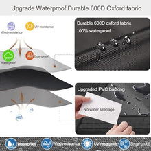 JIANSMZ Waterproof Outdoor Garden Furniture Cover 320x300x75cm Heavy Duty 600D Oxford Fabric Weatherproof and Protects Patio Table from Elements