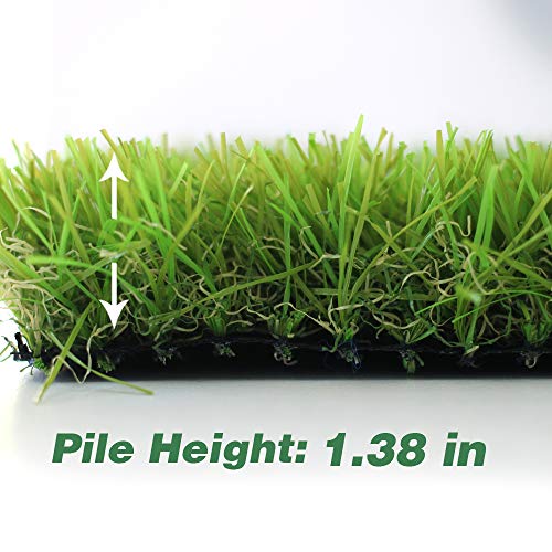 WarmShe Artificial Grass Turf 13FT x 24FT Synthetic Rug for Dogs Indoor Outdoor Garden Lawn Mat