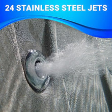 Essential Hot Tubs Inland 5-6 Person Plug & Play Spa 24 Jets LED Gray Granite