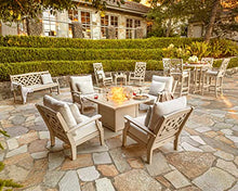Polywood® Square 42" Fire Pit Table (Sand)