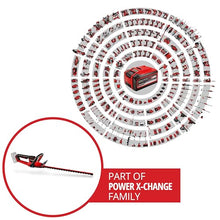 Einhell Professional Cordless Hedge Trimmer 18V Power X-Change, Cutting Length 50cm, 20mm Tooth spacing, Brushless, Anti-jam System, Without Battery GP-CH 18/50 Li BL-Solo