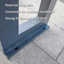 Outdoor Park Backless Bench Patio Seating, Terrace Porch Courtyard Garden Backless Bench, Weatherproof Heavy Bench, 2-6 Seats (Size : 40X45X220CM)