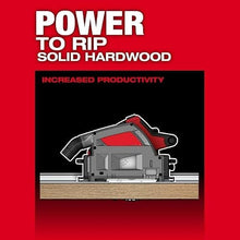 Millwavkee Compatible with Milwaukee M18 18V 6-1/2"" Cordless Plunge Track Saw, Model# 2831-20,Cutting Depth 2 in