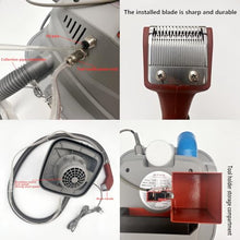 Eoweiot Automatic Fabric Trimming Machine Single Heads Electric Brushless Thread Trimmer Stepless Speed Regulation with 30l Square Bucket