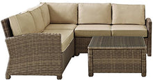 Crosley Furniture Bradenton 4-Piece Sectional Sofa Set