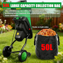 pedenencelia Garden Shredder Electric, 4500rpm Mulcher for 45mm Branches, Wood Chipper with 2 Sets of Manganese Steel Blades, Leaf Shredder, Branch Shredder for Garden Debris and Branches