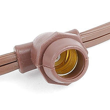 Novelty Lights 330 Feet Heavy Duty Light String, Brown Wire Bistro Lights