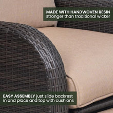 Hanover Strathmere Outdoor Recliner Tan