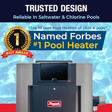 Raypak Digital 266K BTU Natural Gas Pool Heater Gas Pool and Spa Heater with Polymer Header, Copper Tubing, and Digital Control I 0-1999 ft. Elevation (009217)