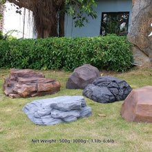 Fake Decorative Landscaping Fiberglass Protection Lid, Realistic Natural Texture,Extra Large