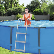 Bestway 56687E Steel Pro Max 15ft x 42in Outdoor Round Frame Above Ground Swimming Pool Set with 1000 GPH Filter Pump, & Ladder, Blue w/ Cleaning Kit