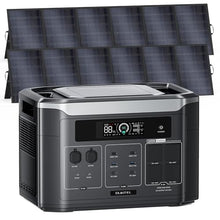 BP3000 3200W Portable Power Station with 2x500W Panels (Ship Separately)