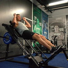 Gronk Fitness Leg Press Hack Squat Machine Adjustable Black