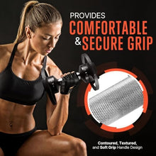 SQUATZ Adjustable Dumbbell Set Black