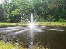 Hydro-Torque Series Floating Fountain with 5 Spray Patterns Black