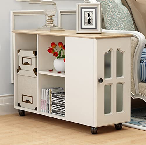 NRFJFOP Sofa Side Table Corner Living Room Small Coffee Tea Cabinet Bubble