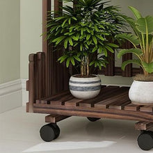 RWGOVLU Plant Stand Modern Plant Trellis Simple Retro Wooden Flower Stand Easy To Install Flowerpot Stand Classical Ladder Plant Holders For Outside Living Room Patio Balcony Pla