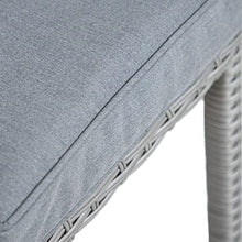 Greemotion USA Cyprus 6-Piece PE Wicker Outdoor Chairs with Cushions Grey