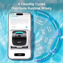 WYBOT C1 Cordless Robot Vacuum for Inground Pools, Grey with White