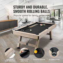 VEVOR 7 ft Billiards Table Black