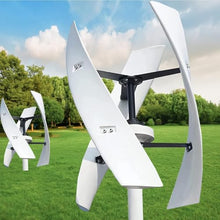 Tsampa Wind Turbine Generator Kit, 20000W Vertical Axis Wind Turbine Generator, Generator with Controller on Grid Inverter Vertical Axis Wind Turbine for Home(24V)