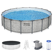 Bestway Steel Pro MAX 18' x 48" Above Ground Swimming Pool Set with Pump