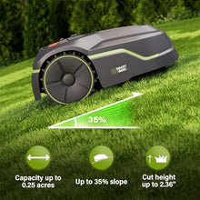 Wireless Robotic Lawnmower - AI + Vision Robotic Lawnmower for 600-800 m², Slopes up to 35°, IPX5 Waterproof, Automatic Mapping, Multi-Zone, APP Control