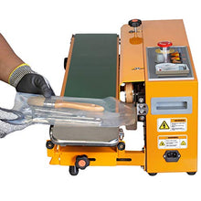 JORESTECH Industrial Continuous Band Sealer for Plastic & Laminated Bags CBS-630 Yellow