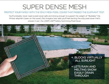 Loop-Loc Rectangle Safety Pool Cover Green
