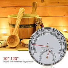 Barometer Hygrometer Stainless Steel Thermometer Sauna Room Temperature Humidity Meter