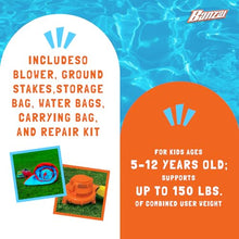 BANZAI Slide 'N' Soak Inflatable Water Park Small