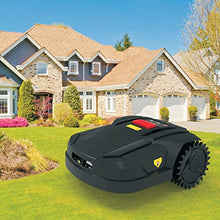 AMYYTL Electric Mower Robot, Intelligent Remote Control Electric Smart App Lawn Mower Robotic for Lawns up to 800m2, Cutting Width 18cm, Lawn Care Equipment for Gardening