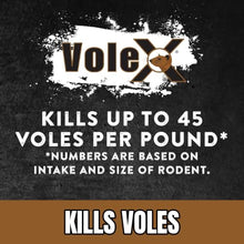 VoleX - Effective Against All Species of Voles. Safe for Use Around People, Pets, Livestock, and Wildlife (50 pounds)