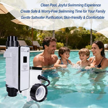 IC40 Salt Chlorine Generator, with OLED Display & WiFi Remote Control,Compatible with Pentair Intellichlor EC-520555,for Above Ground & Inground Swimming Pools