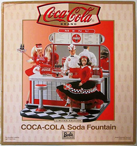 Barbie Coca-Cola Soda Fountain Playset (Dolls Not Included)