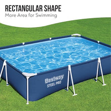 Bestway 9ft x 6.7ft x 26in Steel Pro Above Ground Pool, Metal Frame