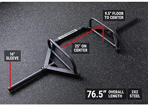 XM Xtreme Monkey Fitness 21" Step Through Olympic & Weightlifting Hex/Trap Bar