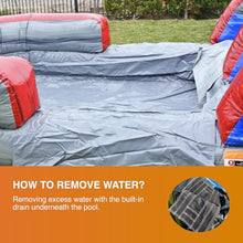 JumpOrange Commercial Water Slide with Splash Pool Titanium