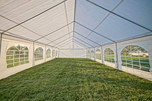 Shade Tree Tents & Carports Heavy Duty 20' x 40' Event Tent Canopy with Sidewalls White