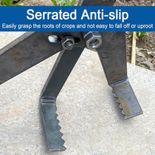 Large Size Sapling Puller, Tree Puller Tool Serrated Edge 132 Cm For Root Sapling Stalks Weeds Removal