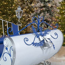 Zaer Ltd. Life-Size Christmas Outdoor Victorian Santa Sleigh Painted