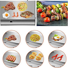 MNSSRN Commercial Non Stick Electric Grill, Meat And Vegetable Electric Table Grill, Adjustable Thermostatic Control, Restaurant Electric Grill